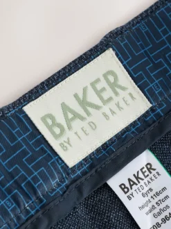 Pantalon de costume Baker by Ted Baker jersey bleu