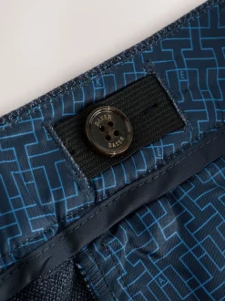 Pantalon de costume Baker by Ted Baker jersey bleu