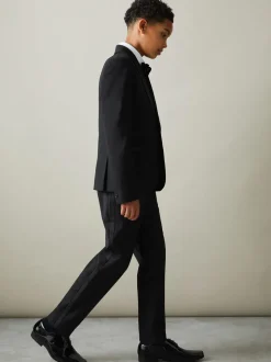 Pantalon de smoking rayé en satin Reiss Knightsbridge T