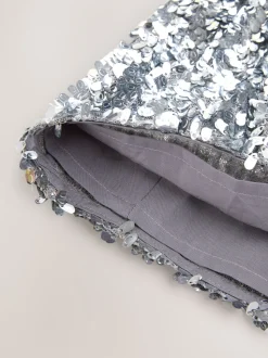 Pantalon large taille haute à sequins Nodinary