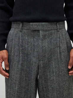 Pantalon River Island décontracté à chevrons