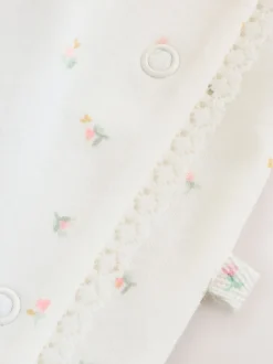 Papa Blanc écru - Combinaison de nuit BÉBÉ famille (0-2ans)