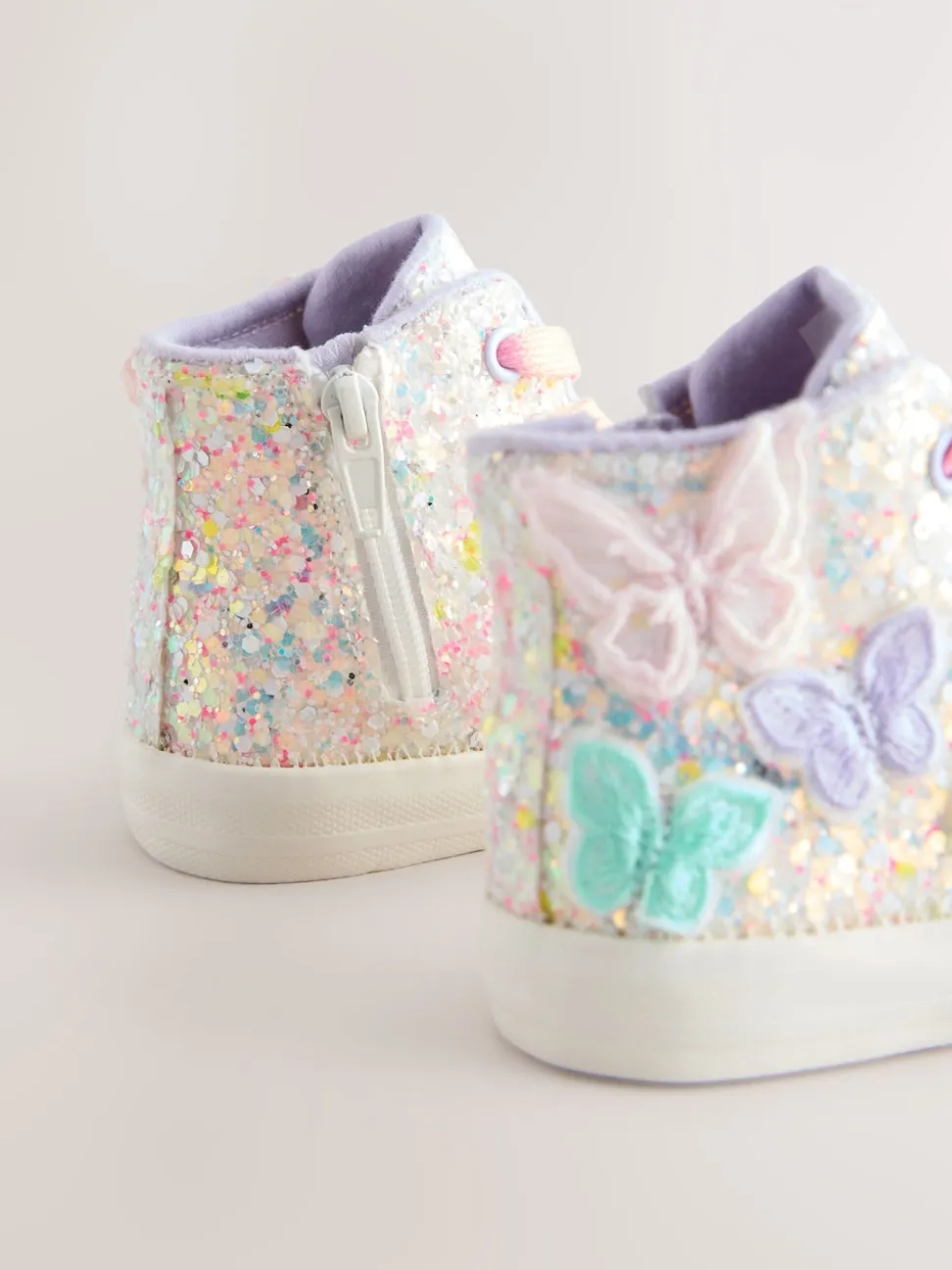 Papillon multicolore pastel pailleté - Entraîneurs haut de gamme