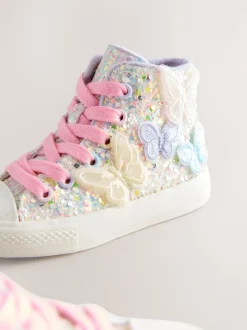 Papillon multicolore pastel pailleté - Entraîneurs haut de gamme