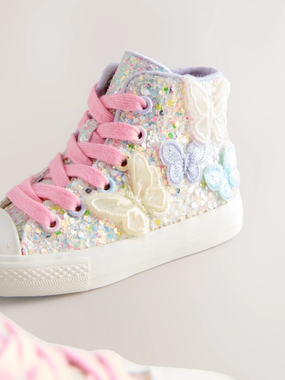 Papillon multicolore pastel pailleté - Entraîneurs haut de gamme