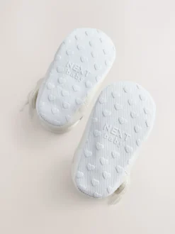 papillon scintillant Blanc - Chaussures Mary Jane pour bébé (0-18mths)