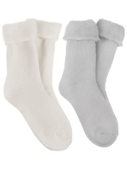 Paquet de chaussettes de lit thermales brossées pour dames de Totes 2