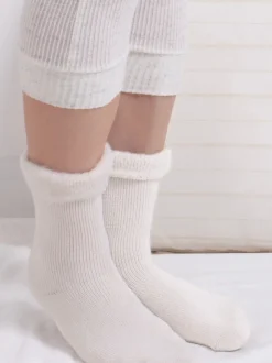 Paquet de chaussettes de lit thermales brossées pour dames de Totes 2