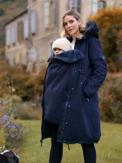 Parka de Grossesse et de portage Seraphine Premium Sub-Zero rembourrée en duvet 3en1