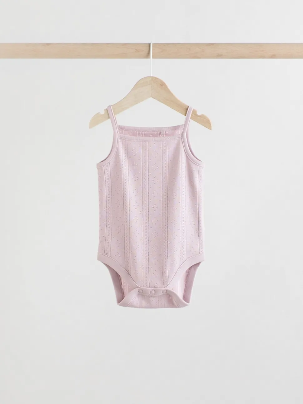 pastel - Lot de 5 bodys débardeurs en maille pointelle pour bébé