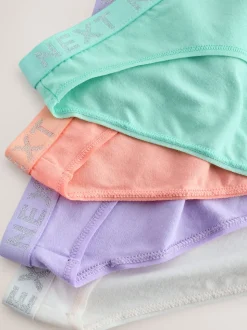 pastel - Lot de 4 culottes à logo en coton