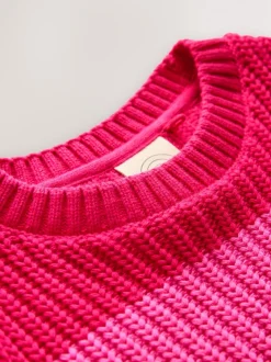 Pastel à rayures arc-en-ciel - Little Bird by Jools Oliver pull color block en maille