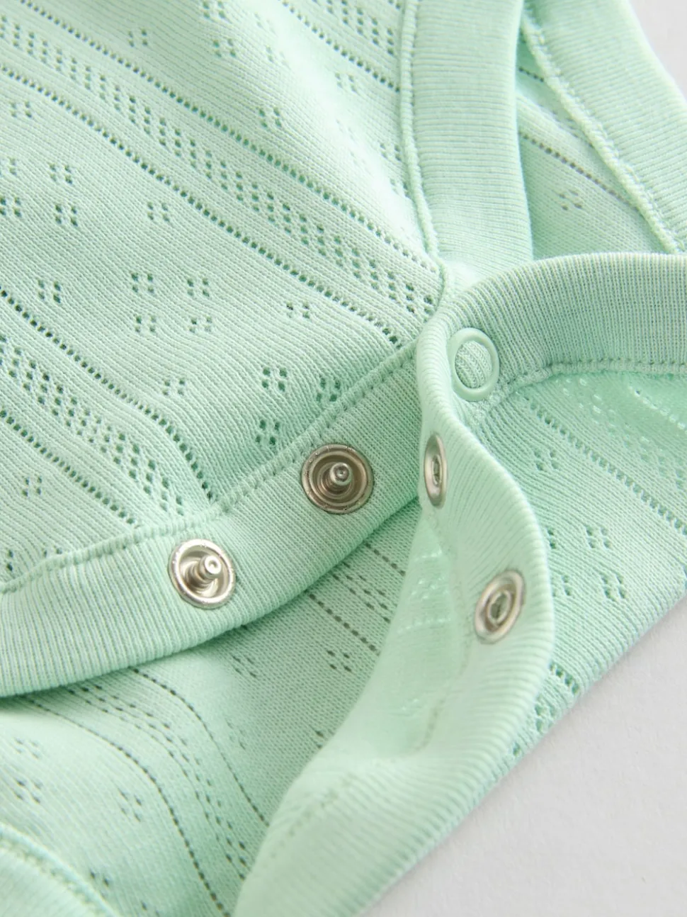 Pastels - Lot de 5 bodys pointelle à manches courtes pour bébé