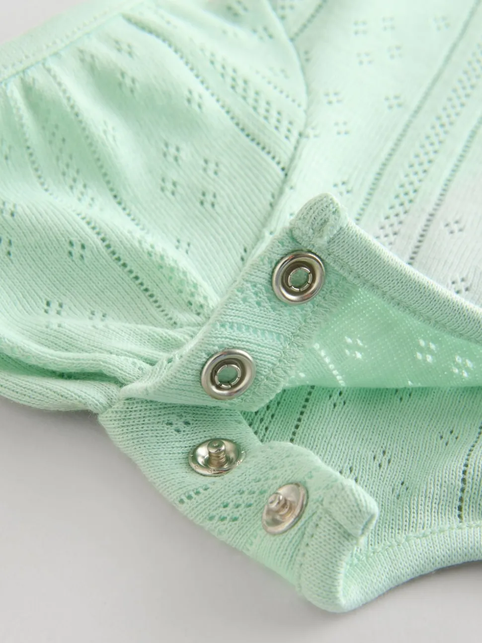 Pastels - Lot de 5 bodys pointelle à manches courtes pour bébé