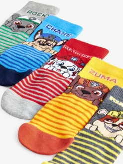 Paw Patrol - Lot 5 paires de chaussettes Character riches en coton