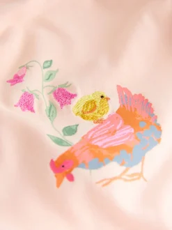 Pêche Rose Hen - Pyjama en jersey à manches courtes