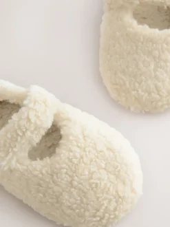 Peau de mouton neutre - Chaussons style babies