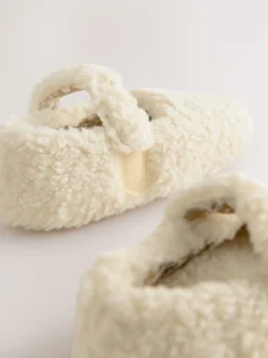 Peau de mouton neutre - Chaussons style babies
