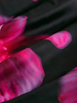 Peignoir B by Ted Baker violet vif en satin fleuri