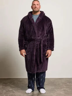 Peignoir BadRhino Big & Tall texturé à capuche