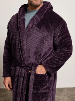 Peignoir BadRhino Big & Tall texturé à capuche