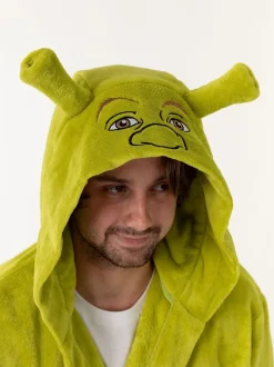 Peignoir de bain Vanilla Underground Shrek à capuche