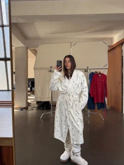 Peignoir gaufré Never Fully Dressed