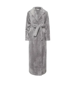 Peignoir M&Co en nid d’abeille châle