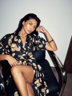 Peignoir Never Fully Dressed Charm en satin