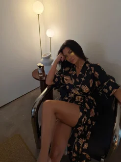 Peignoir Never Fully Dressed Charm en satin