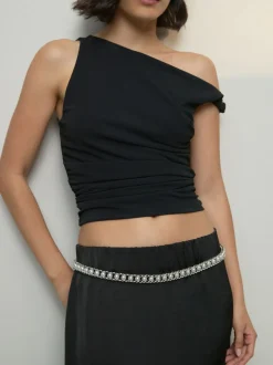 Perle Argent - Ceinture de chaîne