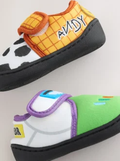 Personnage - Chaussons Toy Story à semelle coupée doublés chauds