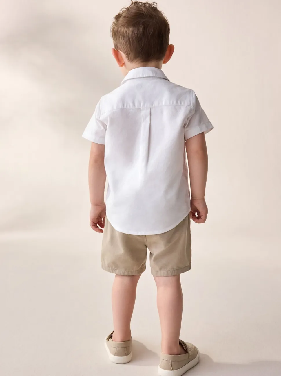 Personnage blanc - Chemise Oxford à manches longues (3mths-7yrs)