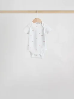 Personnage blanc - Combinaisons bébé à manches courtes