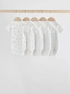 Personnage blanc - Combinaisons bébé à manches courtes