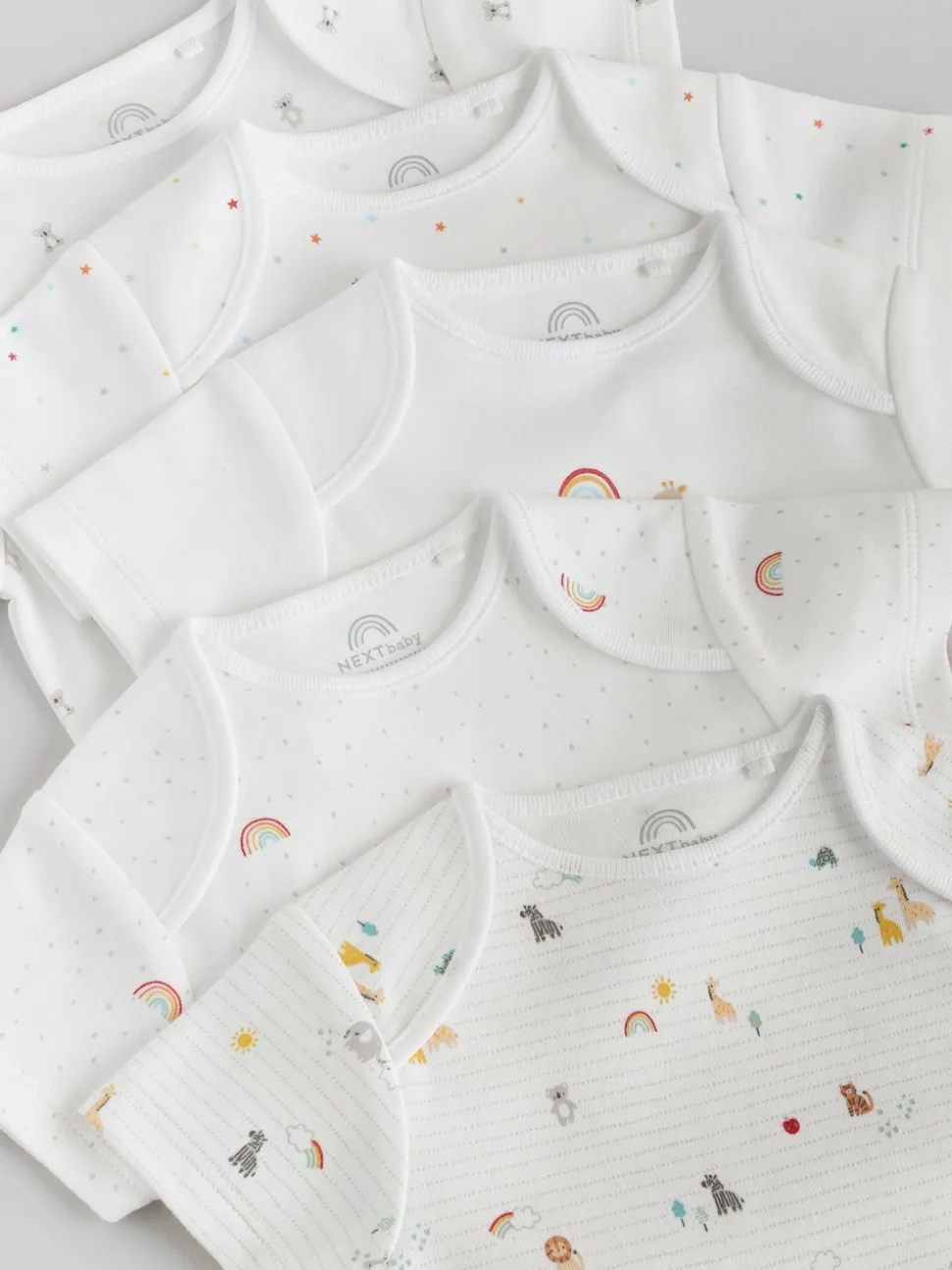 Personnage blanc - Combinaisons bébé à manches courtes