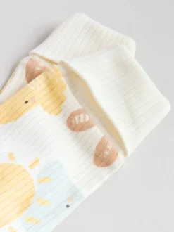 Personnage de Pâques jaune - Combinaisons de nuit à fermeture éclair pour bébés 3 Pack (0mths-3yrs)