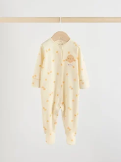 Personnage de Pâques jaune - 3 Pack Baby Sleepsuits (0mths-2yrs)