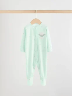 Personnage de Pâques jaune - 3 Pack Baby Sleepsuits (0mths-2yrs)