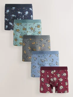 Personnage du petit-déjeuner - Lot de 5 - Boxers de boxer