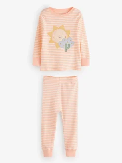 Personnage pastel - Lot de 3 pyjamas Snuggle à manches longues (9mois-12ans)