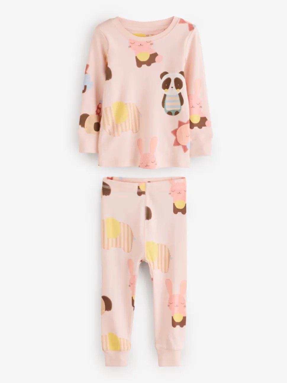 Personnage pastel - Lot de 3 pyjamas Snuggle à manches longues (9mois-12ans)