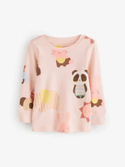 Personnage pastel - Lot de 3 pyjamas Snuggle à manches longues (9mois-12ans)