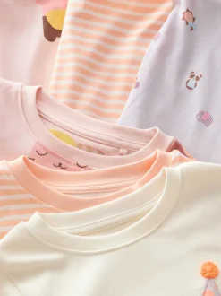 Personnage pastel - Lot de 3 pyjamas Snuggle à manches longues (9mois-12ans)