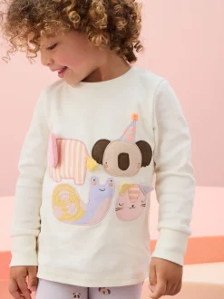 Personnage pastel - Lot de 3 pyjamas Snuggle à manches longues (9mois-12ans)