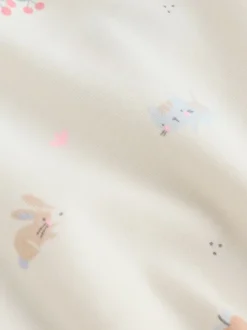 Personnage pastel multicolore - Combinaison de nuit zippée bidirectionnelle BÉBÉ (0mois-3ans)