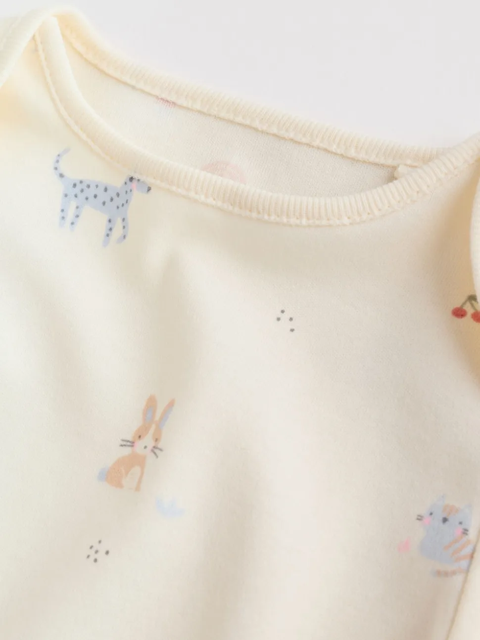 Personnage pastel multicolore - Lot de 5 bodies à manches longues pour bébé