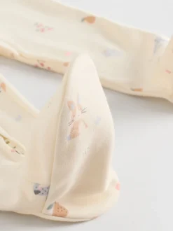 Personnage pastel multicolore - Dors-bien bébé à fermeture éclair bidirectionnelle (0-2ans)