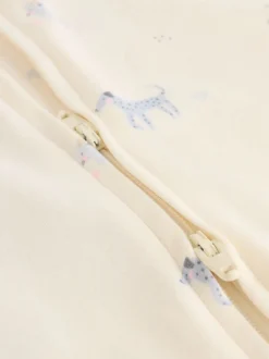 Personnage pastel multicolore - Dors-bien bébé à fermeture éclair bidirectionnelle (0-2ans)