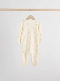 Personnage pastel multicolore - Dors-bien bébé à fermeture éclair bidirectionnelle (0-2ans)